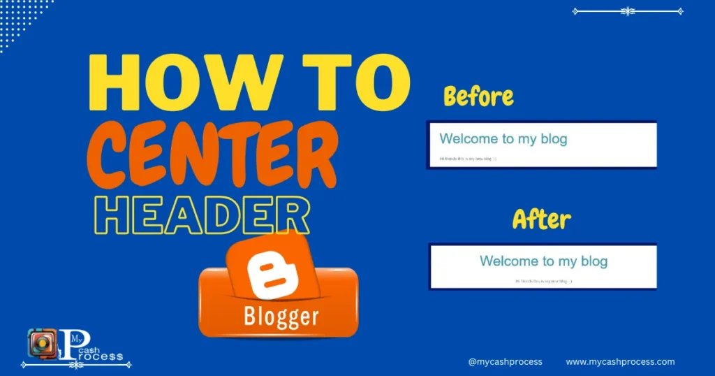 Learn how to center a header image in HTML on Blogspot with tips