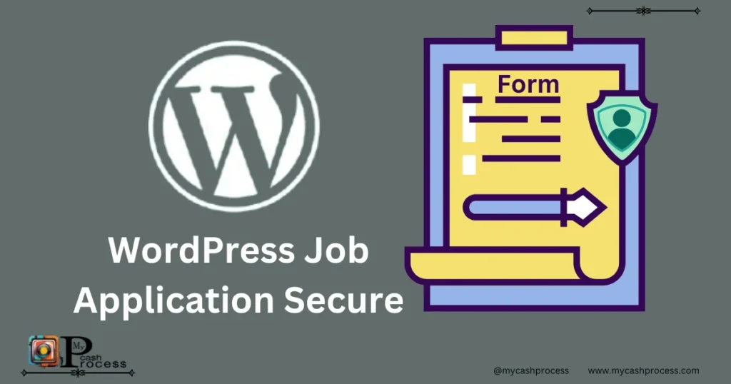 Secure WordPress Job Application Secure Form Protecting Applicant Data