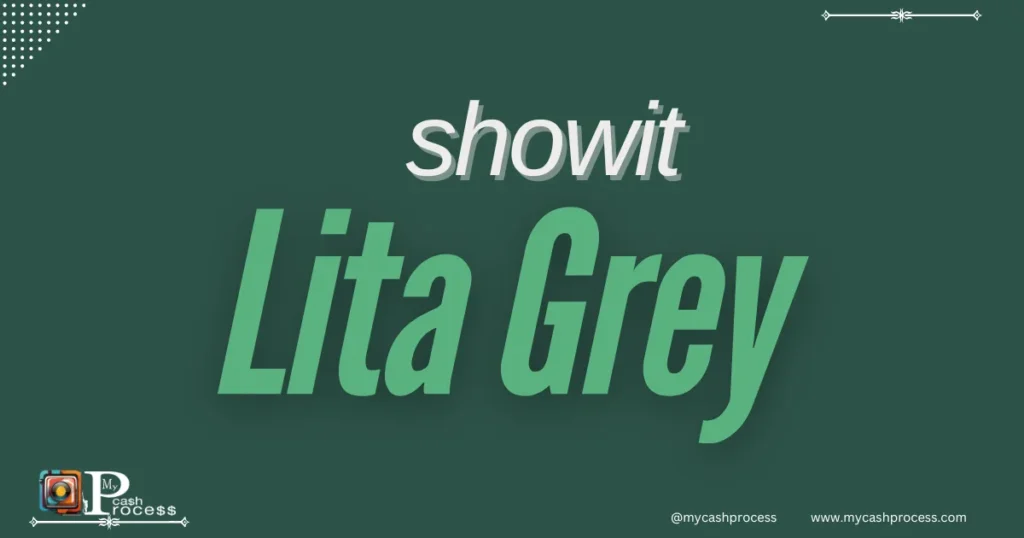 Customizable Lita Grey Showit template for creative professionals