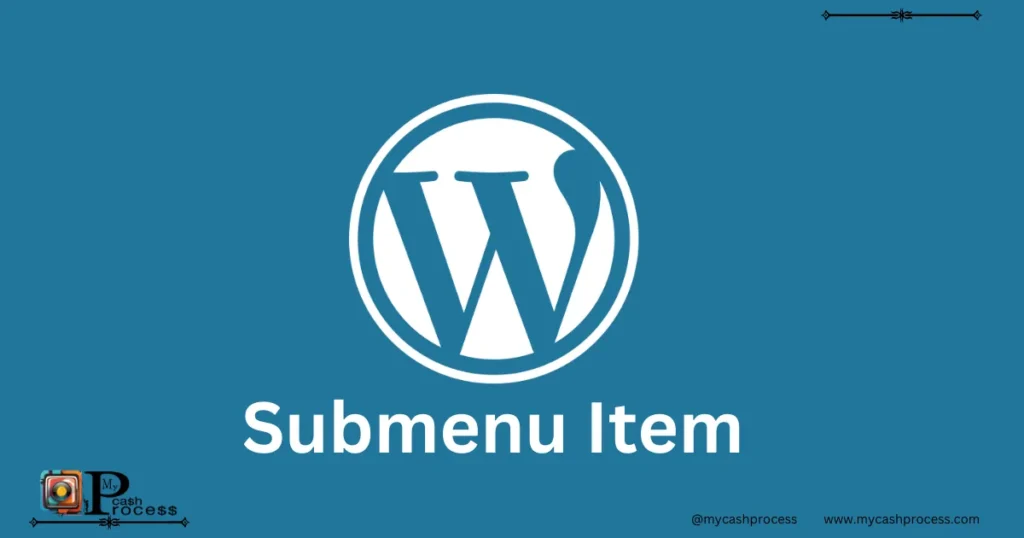 wordpress add class to submenu item in admin menu customization in WordPress dashboard.